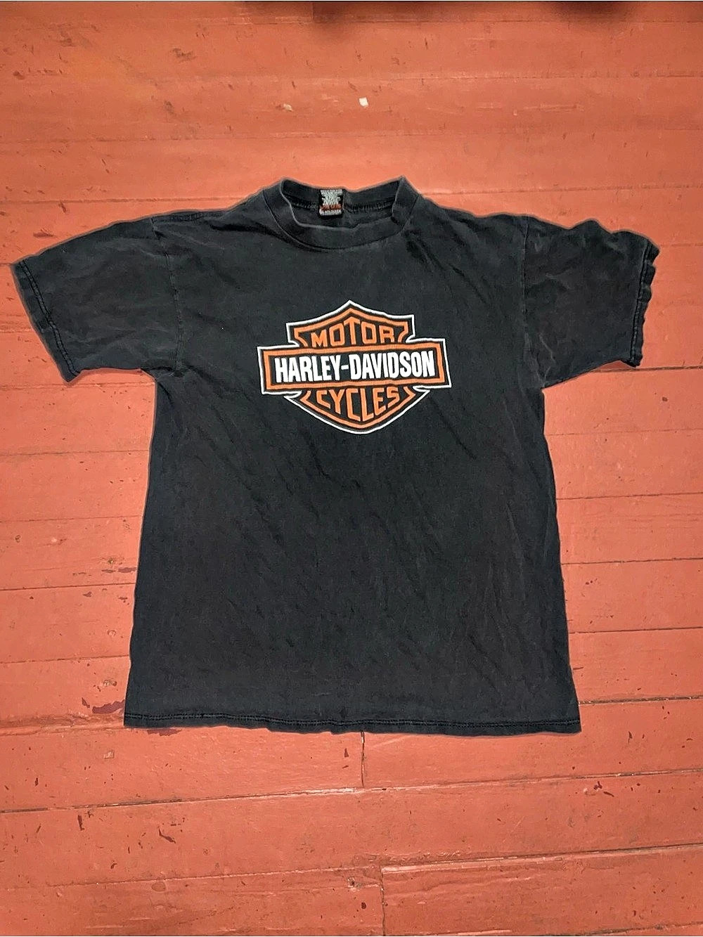Harley-Davidson Toronto Canada Vintage Graphic T-Shirt Black vintage 2000